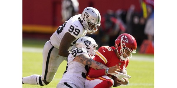 Las Vegas Raiders voitti Kansas City Chiefsin uudella kaudella